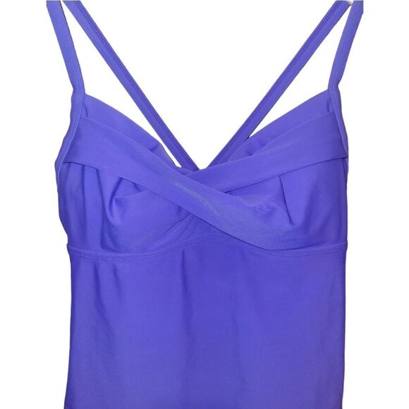 NWOT Athleta Twister Takini Swim Bathing Suit Top Purple 34B/C - Picture 9 of 13